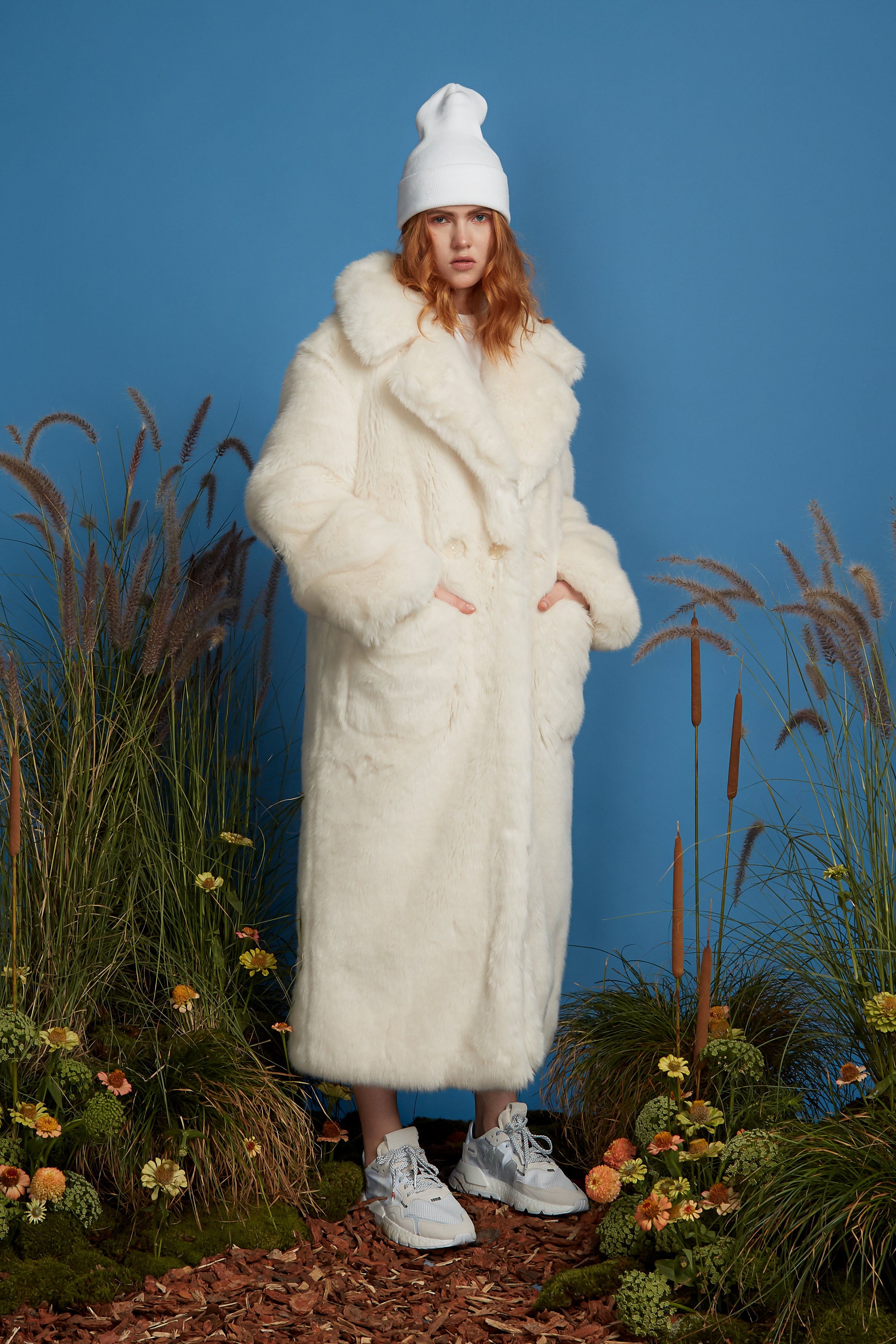 HOWDY. eco fur coat-